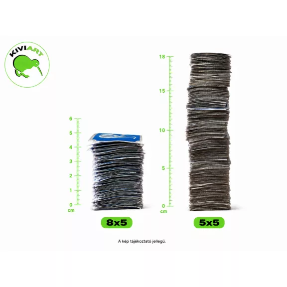 Teljes 5×5 cm-es Kivi Art csillámtetoválás sablonkínálat 500 darabos csomagban