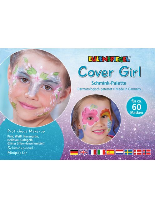 Eulenspiegel 6 színű arcfesték paletta - "Cover Girl paletta"