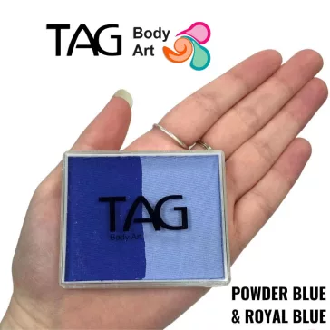 TAG csíkos arcfesték POWDER BLUE & ROYAL BLUE 50gr