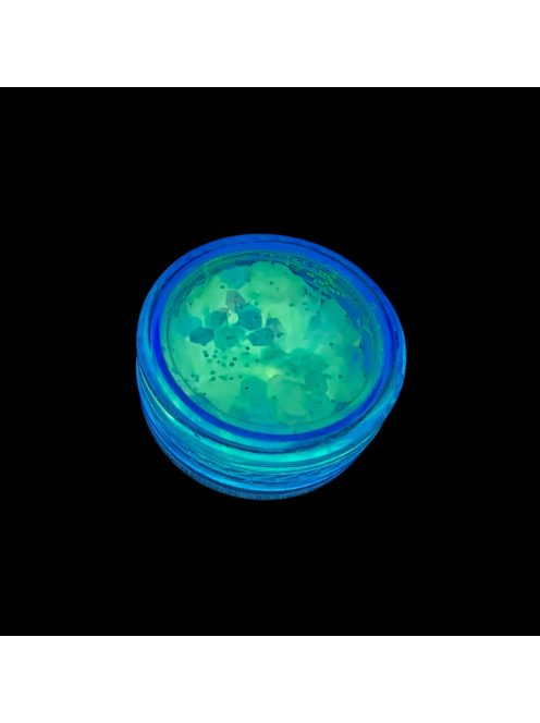 KiviArt Canary Mixed Chunky Csillám GL07 - Élénk Sárga Glitter Sminkhez