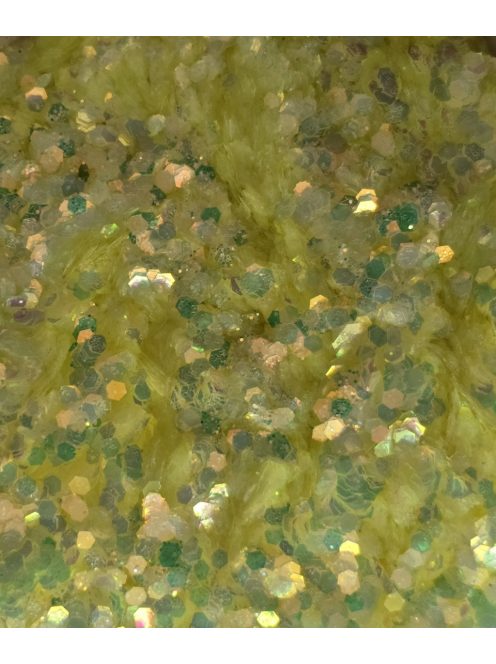 KiviArt Canary Mixed Chunky Csillám GL07 - Élénk Sárga Glitter Sminkhez