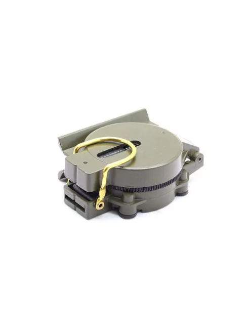 Professzionális fém iránytű zárható házzal és folyadékos tájolóval túrázáshoz