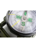 Professzionális fém iránytű zárható házzal és folyadékos tájolóval túrázáshoz