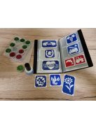 Csillámtetoválás sablontartó  - 240 féle mintához