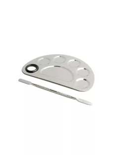 KiviArt FX Formázó Spatula és Tál Készlet Fém - Sebkészítő Modellező Eszköz Szett