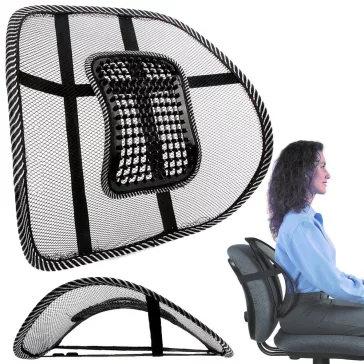 ergonomikus háttámla masszírozóval deréktámasz székhez