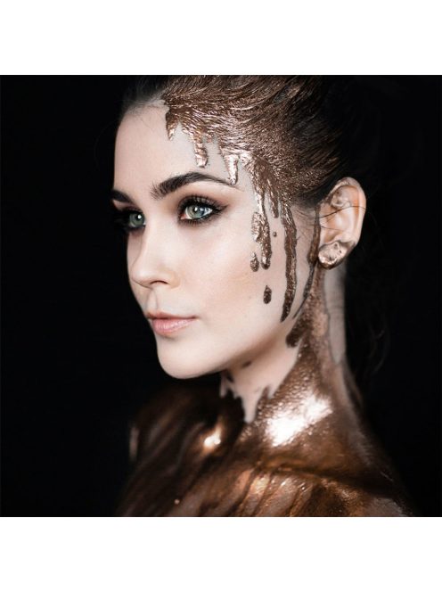 Mehron Metallic Powder Bronze + - Mixing Liquid 