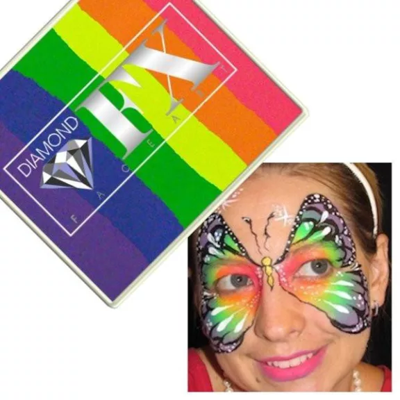 Diamond FX csíkos arcfesték - Neon éjszakák 50g
