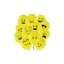 Smiley lufi sárga 10 db, 30 cm