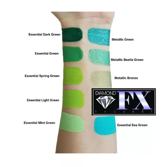 Diamond FX arcfesték - sötétzöld - Essential Dark Green 90 gramm