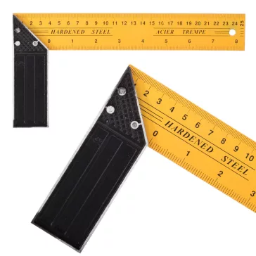 Derékszőg fém 25cm