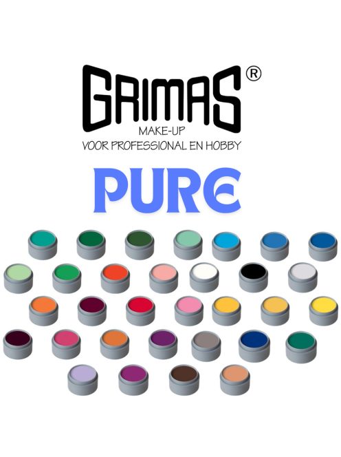 Grimas Brown Pure arcfesték 15 ml N4