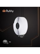 Erős öntapadós fehér tépőzár szalag, 5 méter hosszú és 5 cm széles tekercs.