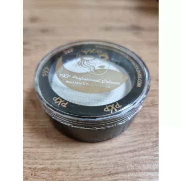 Nagy méretű, 90 grammos, kerek tégelyes PXP Professional Colors fehér arcfesték.