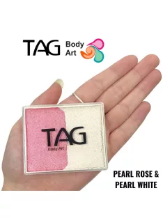 TAG csíkos arcfesték PEARL ROSE & PEARL WHITE 50gr