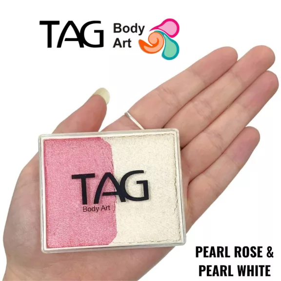 TAG csíkos arcfesték PEARL ROSE & PEARL WHITE 50gr