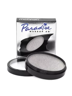 Mehron Paradise Makeup AQ Metallic Silver (40 g) – Fémes ezüst arcfesték, testfesték