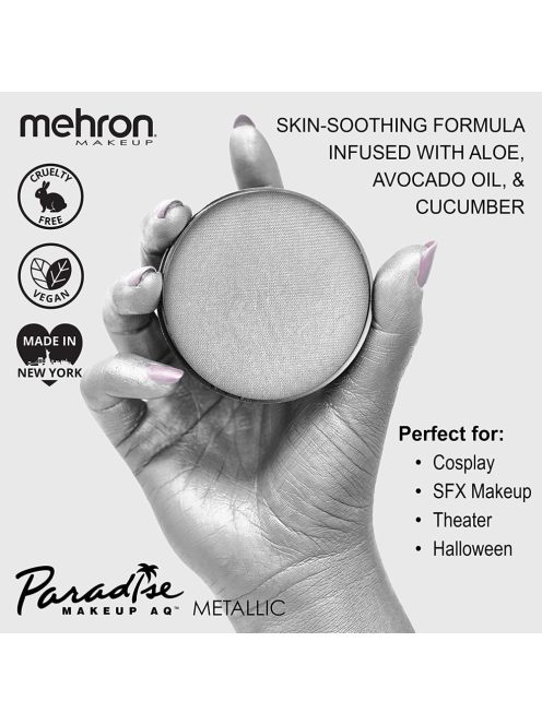 	 Mehron Paradise arcfesték 40g - Gyöngyház ezüst 