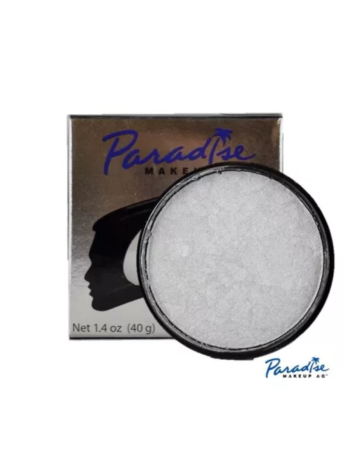 Mehron Paradise Makeup AQ Metallic Silver (40 g) – Fémes ezüst arcfesték, testfesték