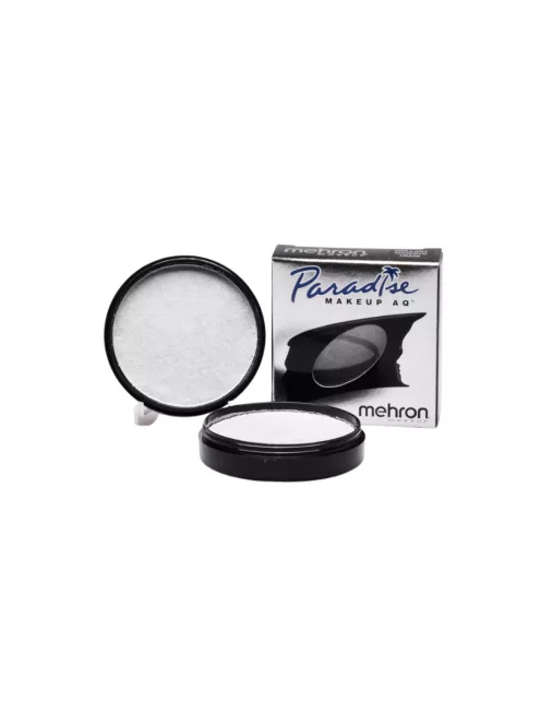 Mehron Paradise Makeup AQ Metallic Silver (40 g) – Fémes ezüst arcfesték, testfesték