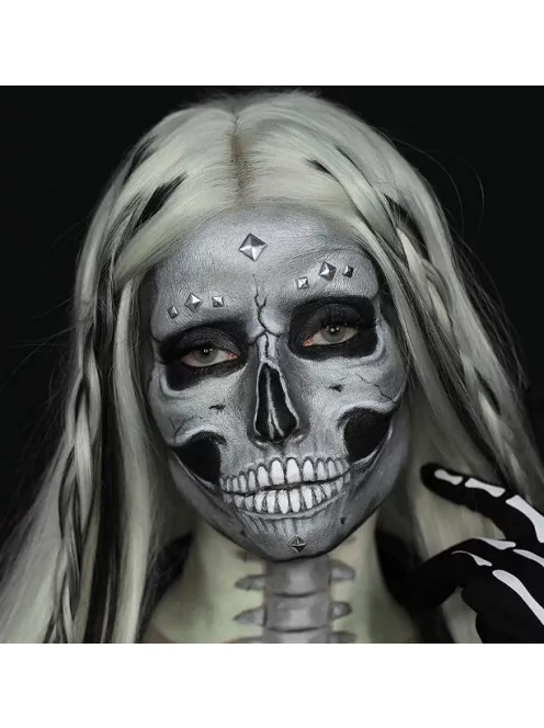Mehron Paradise Makeup AQ Metallic Silver (40 g) – Fémes ezüst arcfesték, testfesték