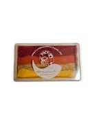 PXP Golden Flames csíkos arcfesték 28g-os kiszerelésben, intenzív piros, narancs, sárga és arany árnyalatokkal, tűz és sárkány tematikájú arcfestéshez