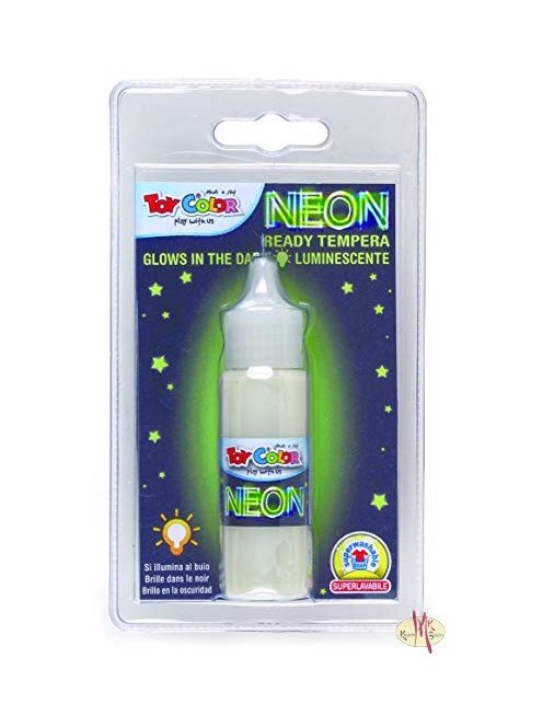 Toy Color Neon, fluoreszkáló tempera - 25 ml