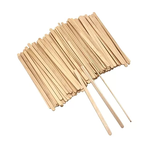 Spatula natúr - Fa, keskeny 140x6x2 mm 20 db/csomag