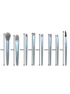 8 darabos csillámtetoválás, sminkecset készlet szemre és szemöldökre, kozmetikai tokkal