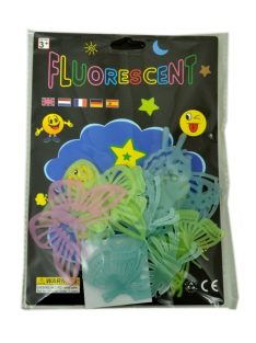   Fluoreszkáló, világító lepkék - vegyes méretek és színekben