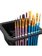 KiviArt Fekete színű ecsetmosó és ecsettartó tál festéshez és sminkeléshez