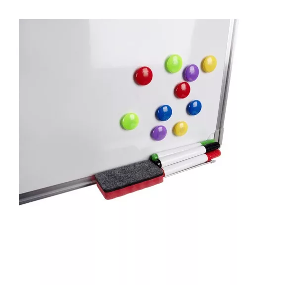 Szárazon Törölhető Mágneses Falitábla kellékekkel – 90x60cm