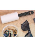 5 darabos ruhatisztító henger készlet, ergonomikus nyéllel és 4 pótfejjel állatszőr és szösz eltávolításához