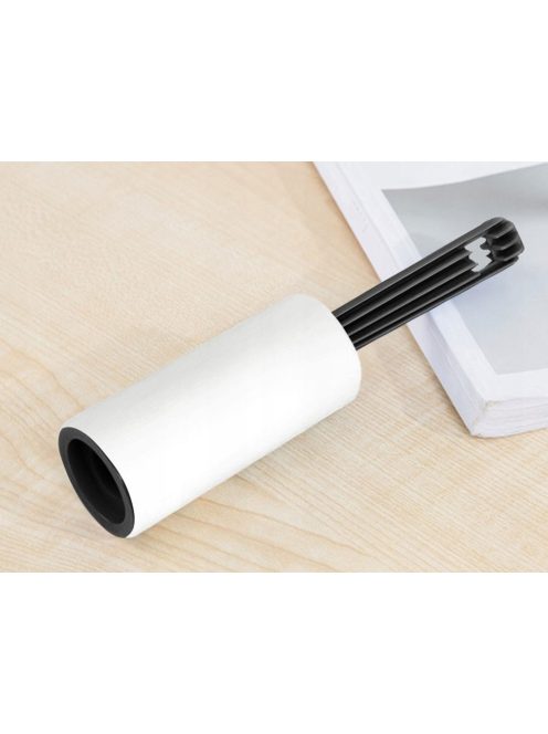 5 darabos ruhatisztító henger készlet, ergonomikus nyéllel és 4 pótfejjel állatszőr és szösz eltávolításához