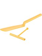 Palacsinta forgató lapát tésztakenő hengerrel a palacsinták és omlettek egyenletes eloszlatásához és forgatásához.