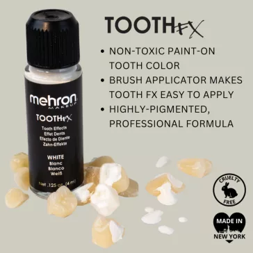 Mehron Tooth FX White – fogak fehéritő paint‑on festék