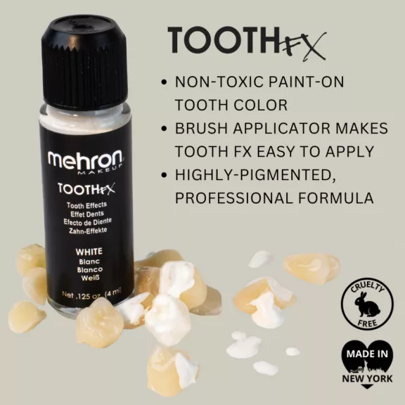 Mehron Tooth FX White – fogak fehéritő paint‑on festék