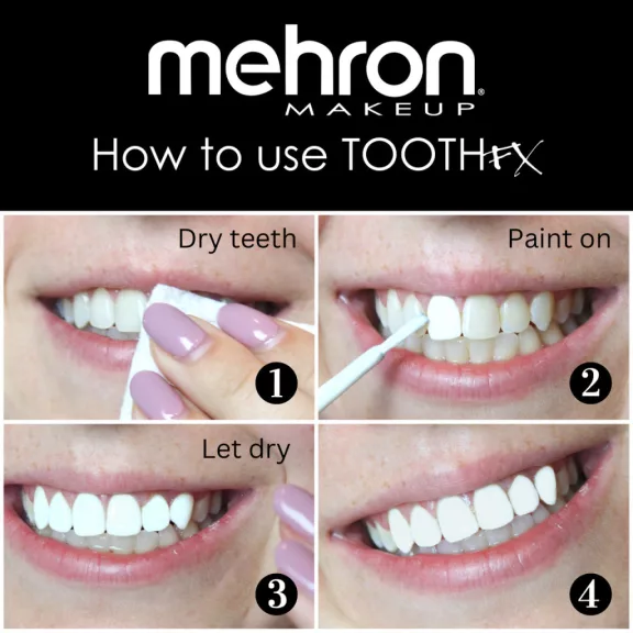 Mehron Tooth FX White – fogak fehéritő paint‑on festék