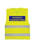 LÁTHATÓSÁGI BIZTONSÁGI MELLÉNY - Takarítás, Takarító szolgálat, Cleaning felirattal