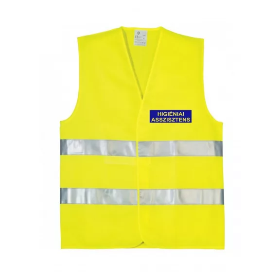 LÁTHATÓSÁGI BIZTONSÁGI MELLÉNY - Takarítás, Takarító szolgálat, Cleaning felirattal