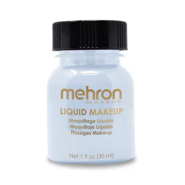 Mehron Liquid Makeup Moonlight White (30ml) – Holdfehér fényes folyékony smink, airbrush festék