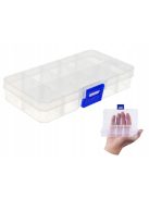 10 rekeszes zárható tároló doboz