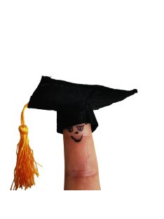 Ballagói, diplomaosztó kalap több méretben