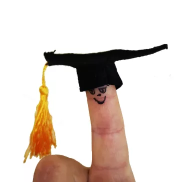 Ballagói, diplomaosztó kalap több méretben