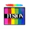 Fusion csíkos arcfesték Bright Rainbow 50g