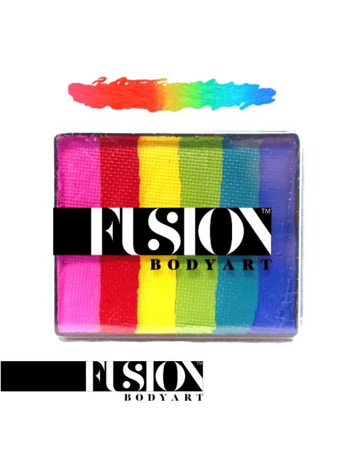 Fusion csíkos arcfesték Bright Rainbow 50 gr
