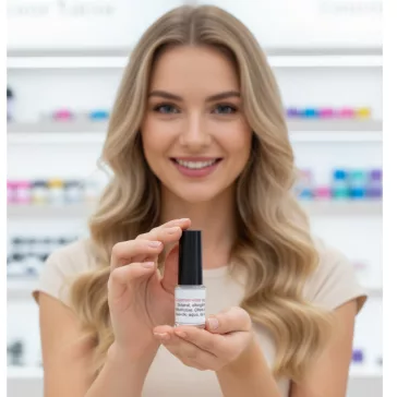 2 ml-es mini csillámtetoválás ragasztó, ecsetes bőrbarát testragasztó, vízálló csillámtetkó kiegészítő.