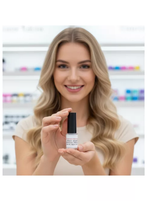 2 ml-es mini csillámtetoválás ragasztó, ecsetes bőrbarát testragasztó, vízálló csillámtetkó kiegészítő.
