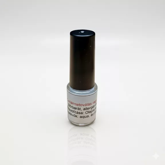 2 ml-es mini csillámtetoválás ragasztó, ecsetes bőrbarát testragasztó, vízálló csillámtetkó kiegészítő.