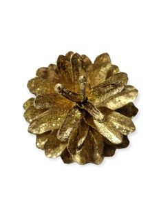 Fenyőtoboz arany csillámos 2-4 cm 